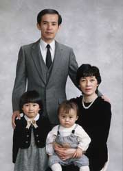 1988年家族記念写真
