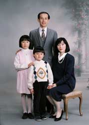 1993年家族記念写真