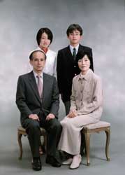 2001年家族記念写真